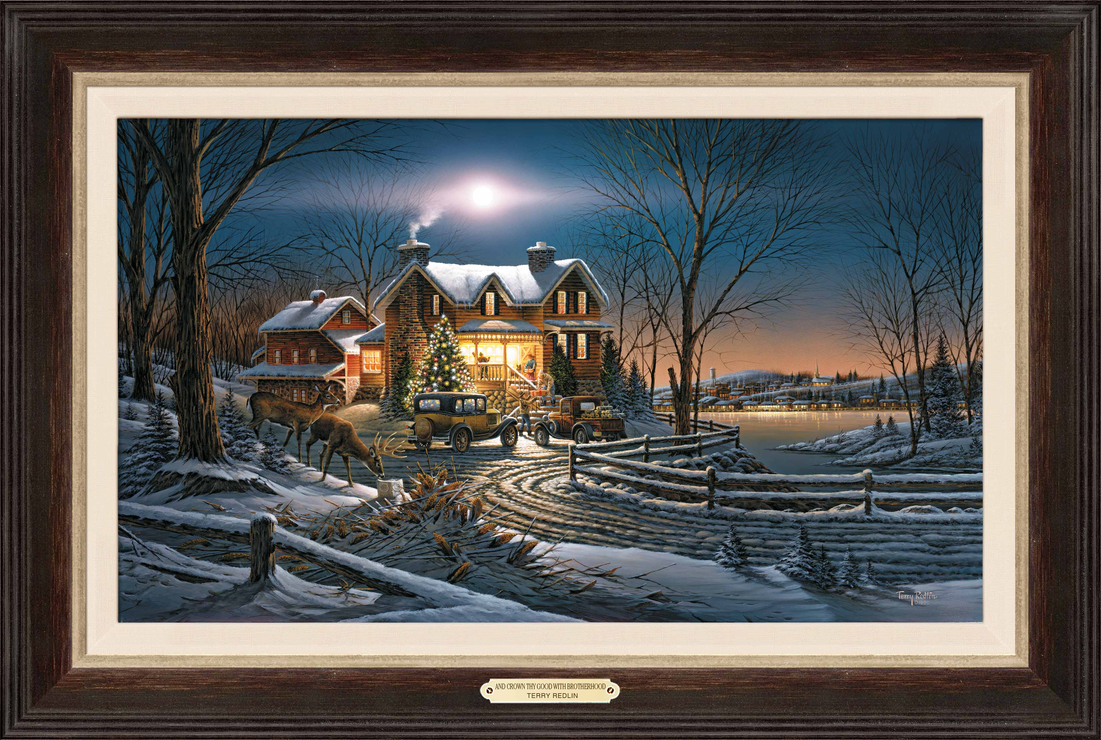 Brotherhood Encore Canvas - Vintage-Inspired Wall Art for Home & Office Decor - Perfect for Living Rooms, Bedrooms, and Gifts