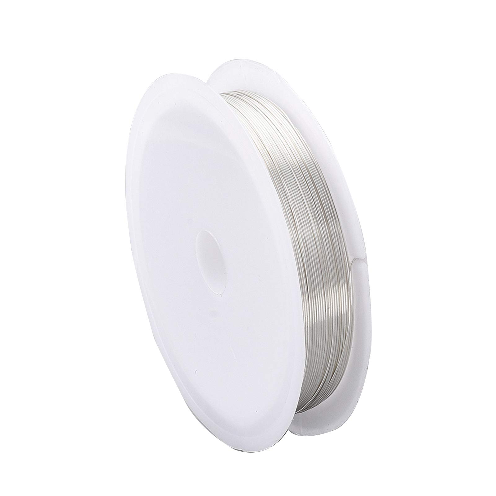 Afco DIY Jewelry Making Kit - 0.4mm Copper Beading Wire & Silver Cord for Handmade Necklaces, Bracelets, Earrings - Easy to Cut Craft Supplies for Jewelry Designers & Beading Projects
