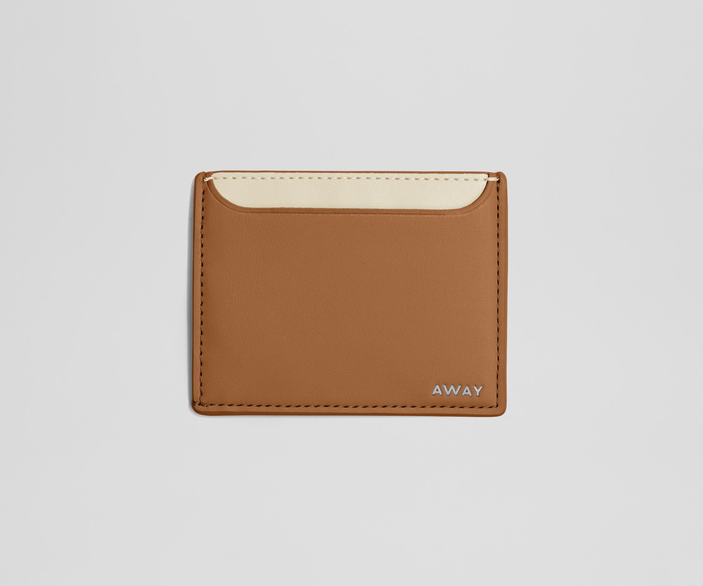 Premium Desert Tan Leather Card Holder - Slim RFID Blocking Wallet for Men & Women - Perfect for Travel, Business & Everyday Use