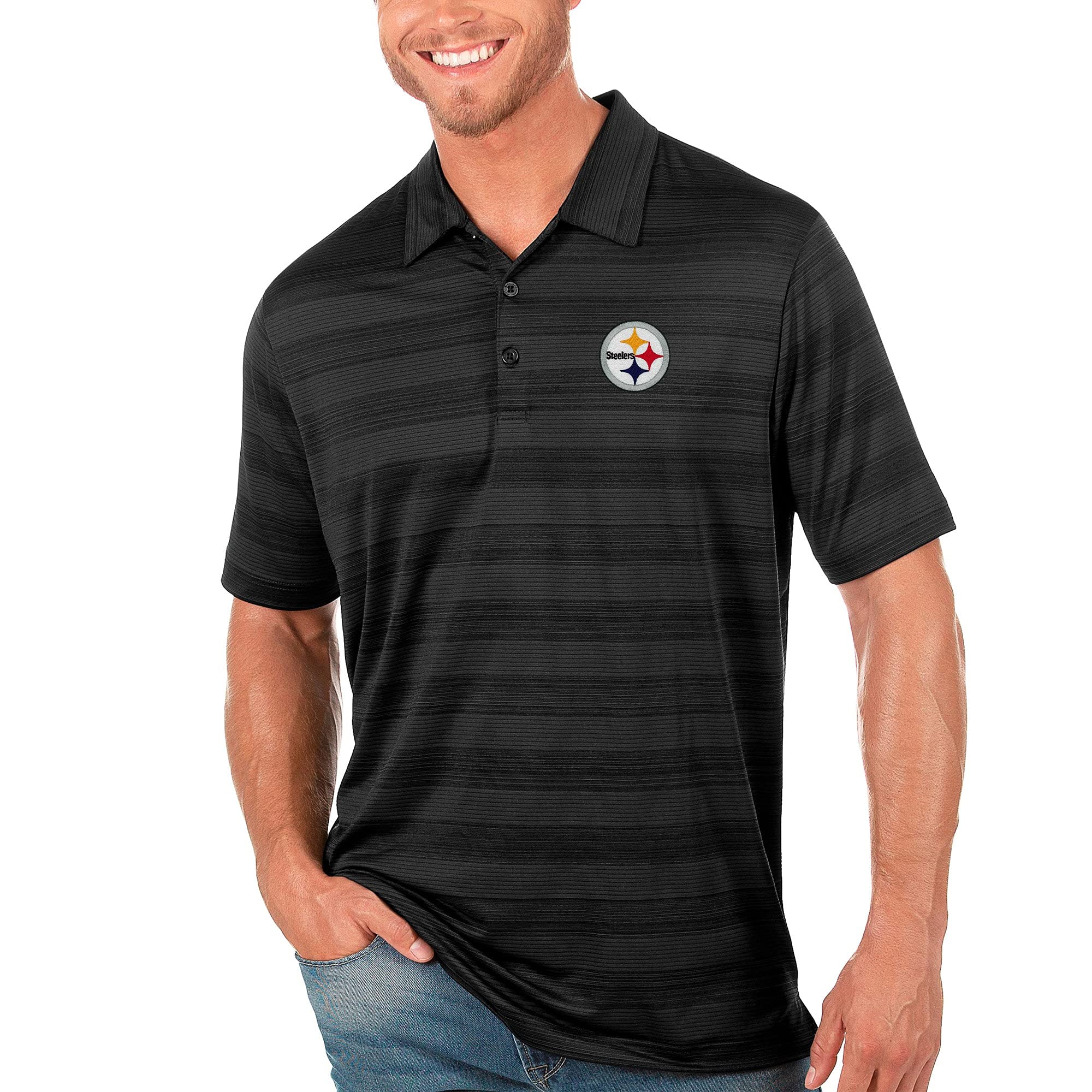 Antigua Men's Arizona Cardinals Compass Polo Shirt - Breathable Performance Golf & Casual Wear for Cardinals Fans