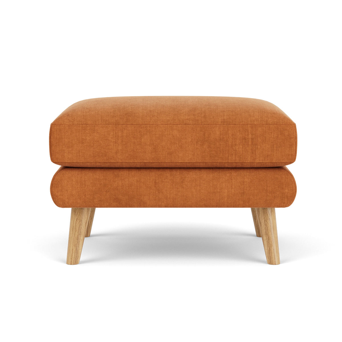 George Fabric Ottoman - Stylish and Comfortable Footrest, Storage Bench for Living Room, Bedroom, or Office - Perfect for Relaxing, Extra Seating & Home Organization