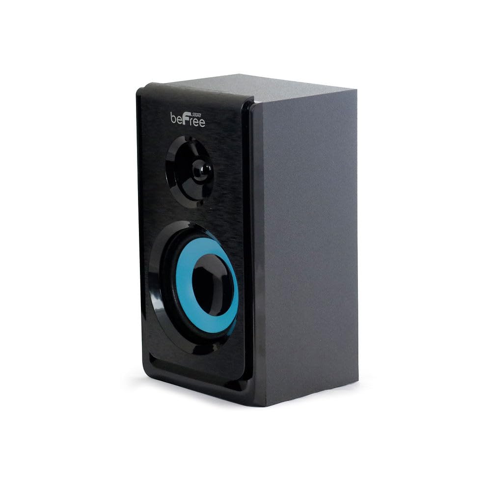 beFree Sound BFS-500 5.1 Channel Wireless Bluetooth Speaker System with Surround Sound - Blue | Home Theater, Gaming & Movie Night Audio Solution