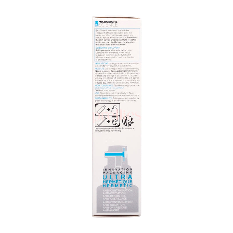La Roche-Posay Toleriane Dermallergo Face Moisturizer Cream for Sensitive & Very Dry Skin - 1.35 fl oz - Soothing Hydration for Eczema & Allergy-Prone Skin - Day & Night Use