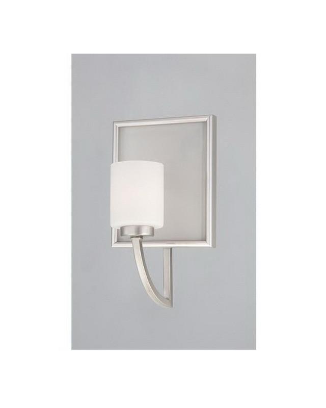 Quoizel VTMY8601 BN Vetreo LED Wall Sconce with Nightlight - Brushed Nickel Finish - Modern Bedroom, Hallway & Bathroom Lighting Fixture