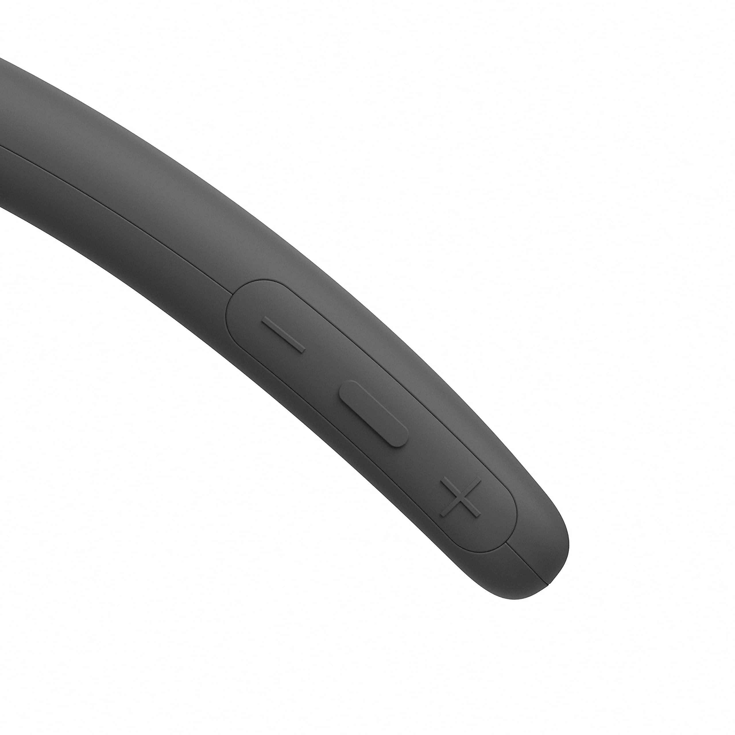 Sony SRS-NB10 Wireless Neckband Bluetooth Speaker with Microphone - Hands-Free Calling, 16H Battery, IPX4 Water Resistant - Charcoal Gray (Renewed) - Perfect for Workouts, Commuting & Home Office Use