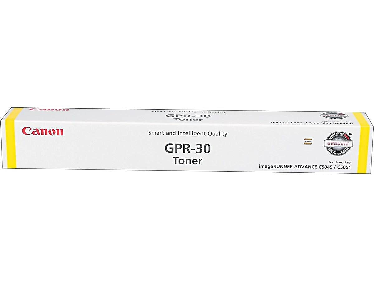 Canon 2801B003AA Yellow Toner Cartridge (GPR-30) - Compatible with Select Canon Printers | Ideal for Office & Home Printing Needs