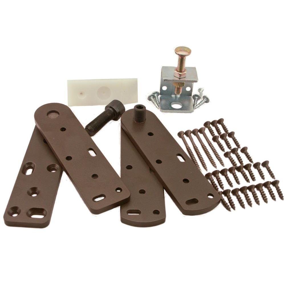 Stainless Steel Hinge Hardware Kit - Heavy Duty Door Hinges with Screws for Cabinets, Doors & Furniture - Perfect for Home Improvement & DIY Projects