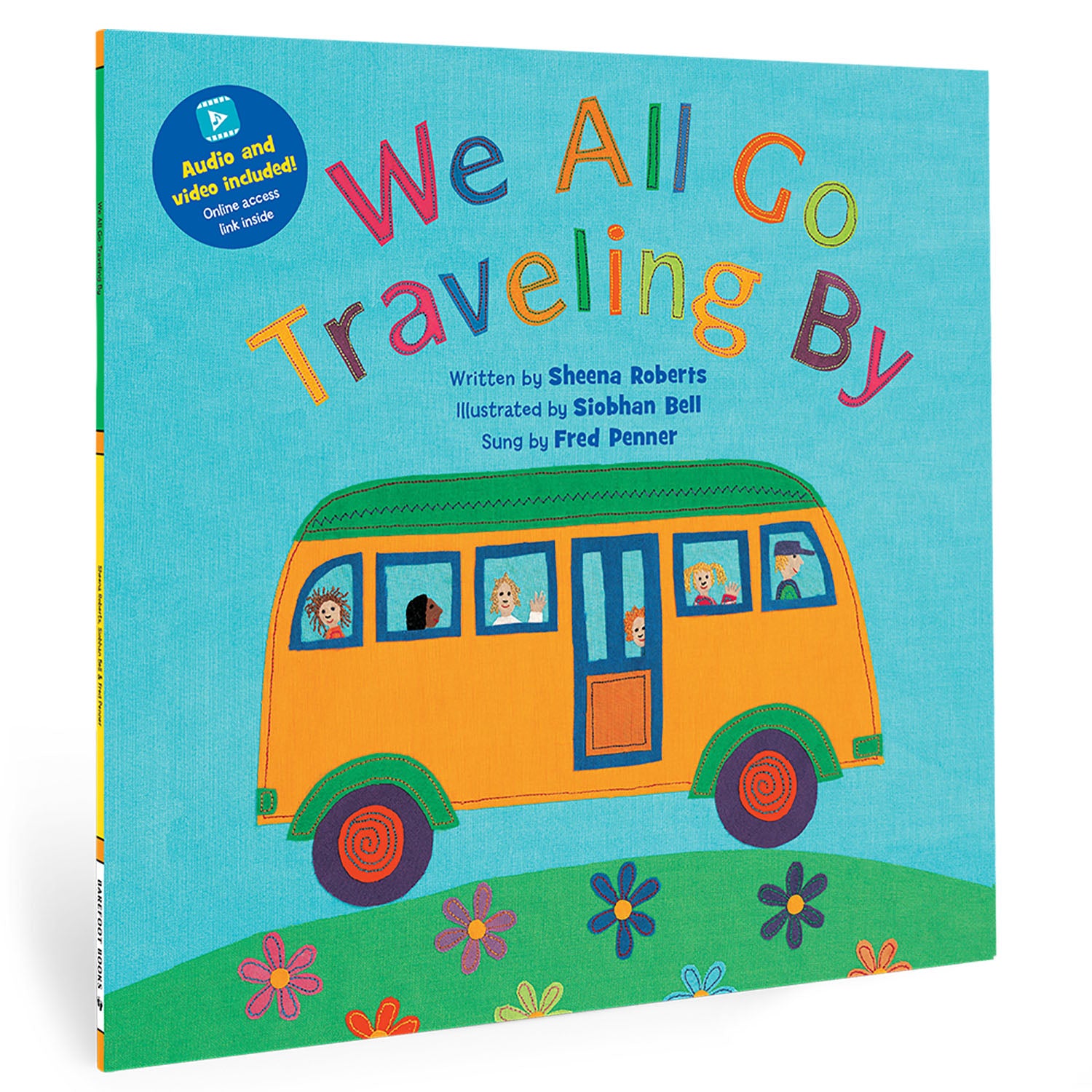 Barefoot Books Kindergarten Transportation Singalongs 4 Book Set - Fun Learning Books for Kids | Perfect for Classroom Read-Alouds & Homeschooling Activities