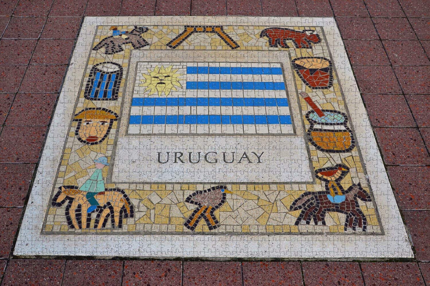 1000-Piece Wooden Jigsaw Puzzle for Adults - Uruguay Travel Souvenir & Home Decor | Perfect for Relaxation, Family Game Night & Wall Art Display