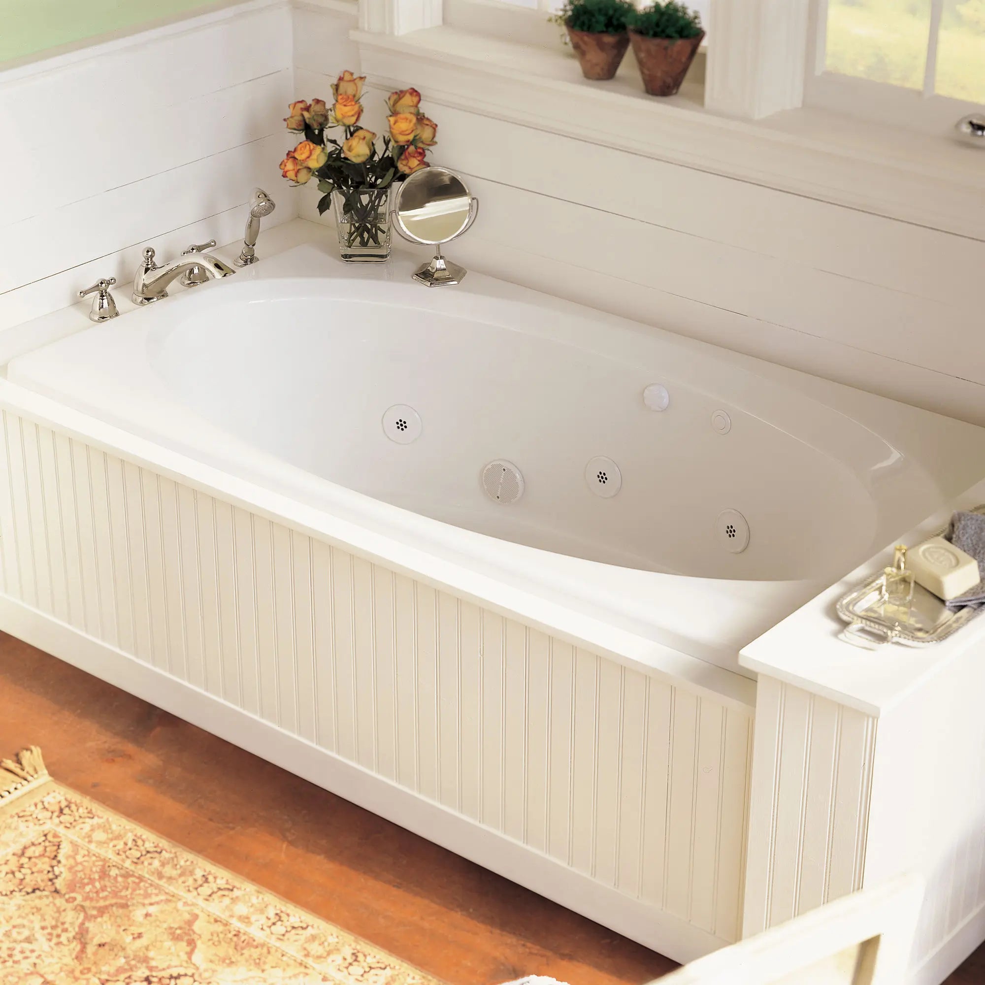 Evolution® 66 x 36 Inch Drop-In Acrylic Bathtub - Freestanding Soaking Tub for Modern Bathrooms, Spa-Like Relaxation at Home