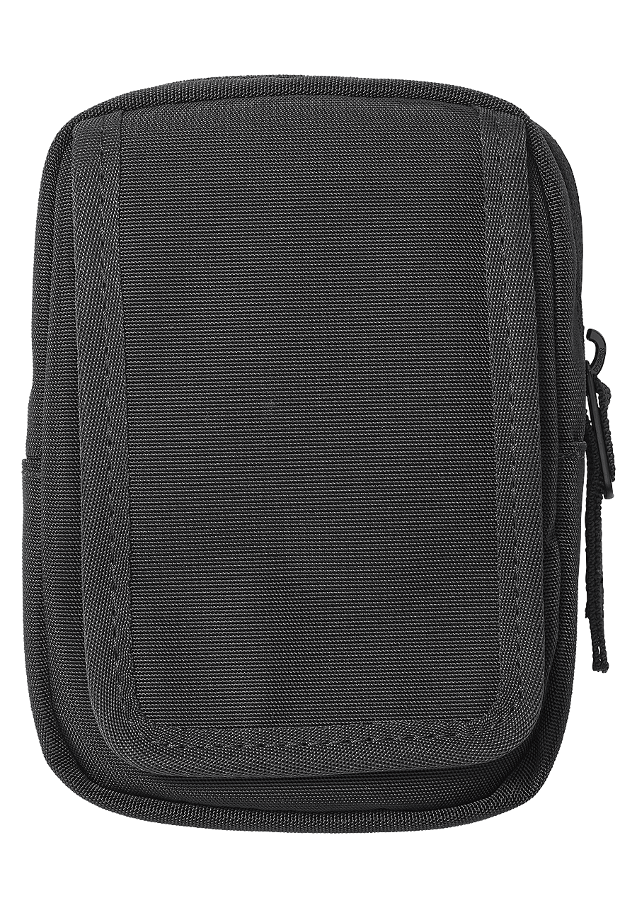 Premium Plush Lined Utility Pouch - All Black Nylon Organizer for Travel, Camping & Everyday Carry | Compact Storage for Essentials, Gadgets & Accessories