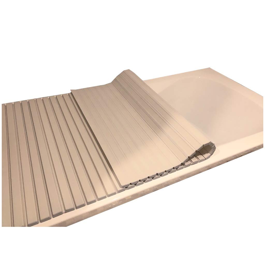 Bathtub Cover - Anti-Dust Folding Bathtub Insulation Board, PVC White Bath Cover (140x80cm) - Perfect for Bathroom Protection & Energy Saving
