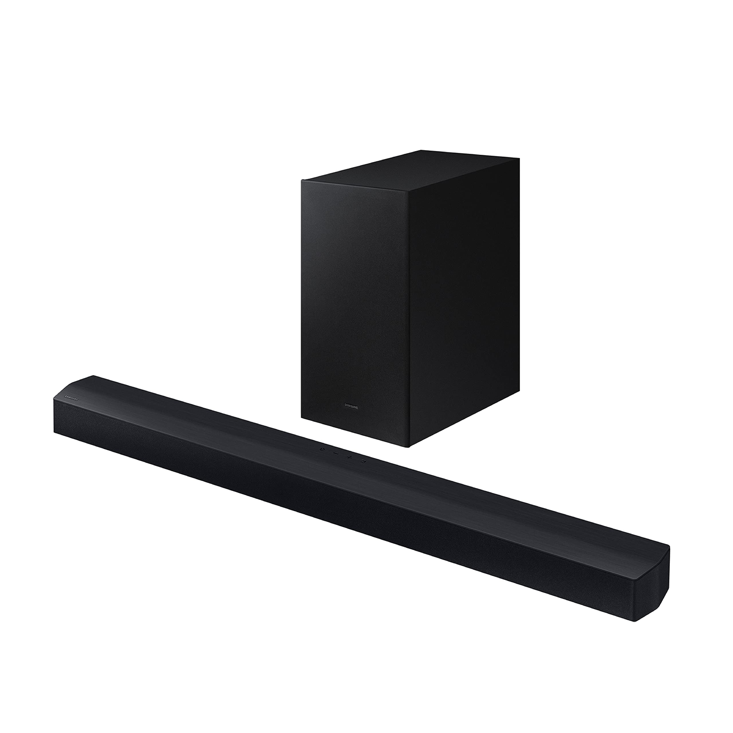 SAMSUNG HW-C450/ZA-RB 2.1ch DTS Virtual:X Soundbar System with Wireless Subwoofer - Certified Renewed for Home Theater, Gaming & Movie Nights