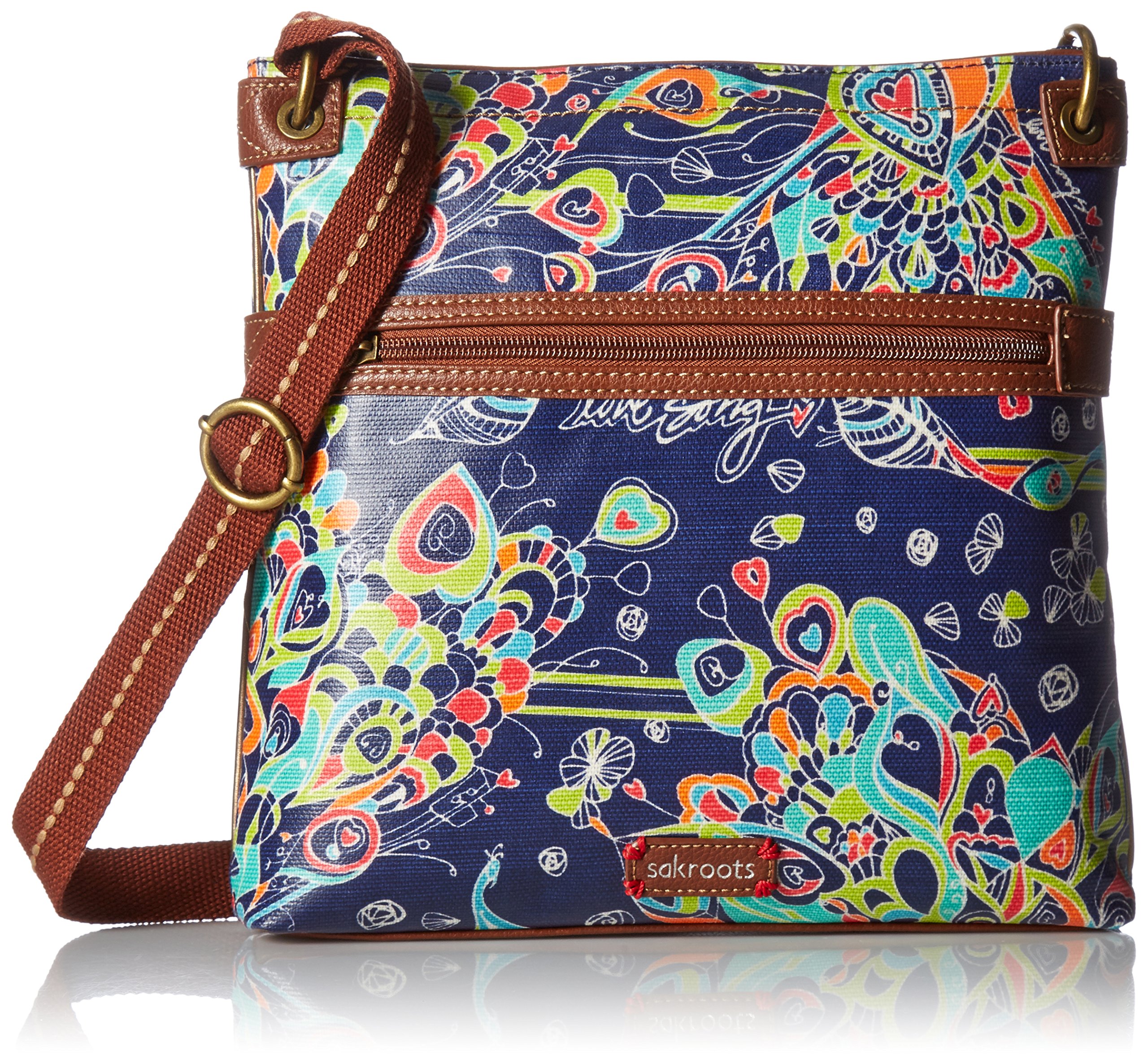 The SAK Artist Circle Flat Cross Body Bag - Stylish & Lightweight Purse for Women - Perfect for Travel, Shopping & Everyday Use