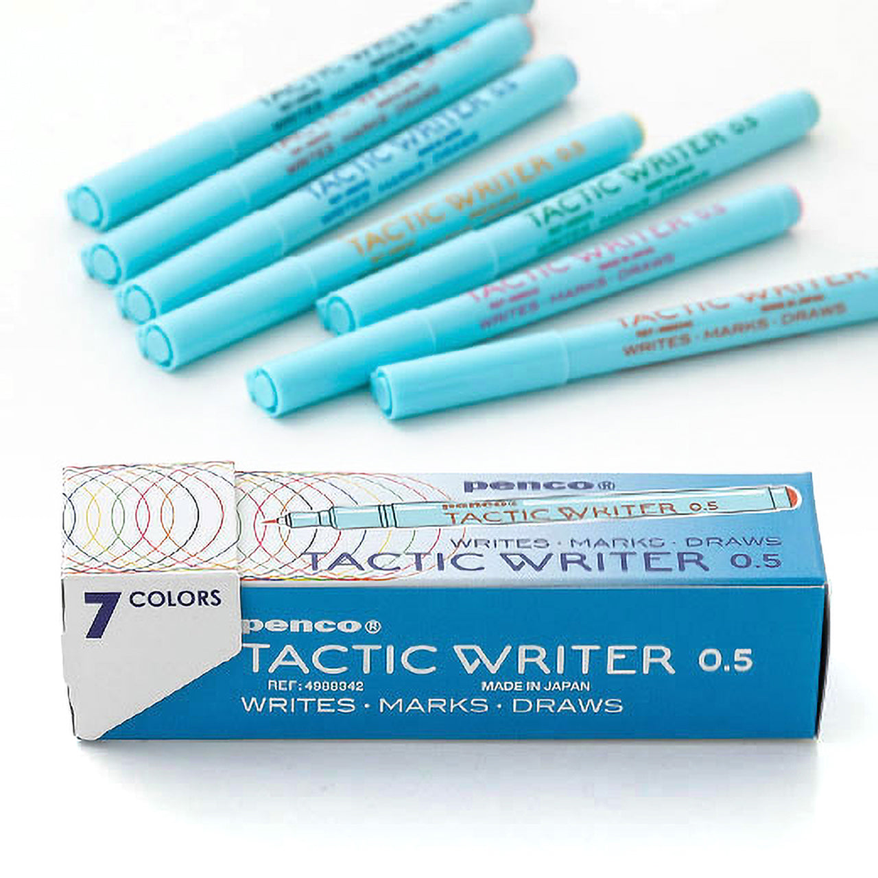 Tactic Writer Graphic Pen Set - Professional Sketching & Drawing Pens for Artists, Illustrators & Designers | Perfect for Calligraphy, Doodling & Bullet Journaling