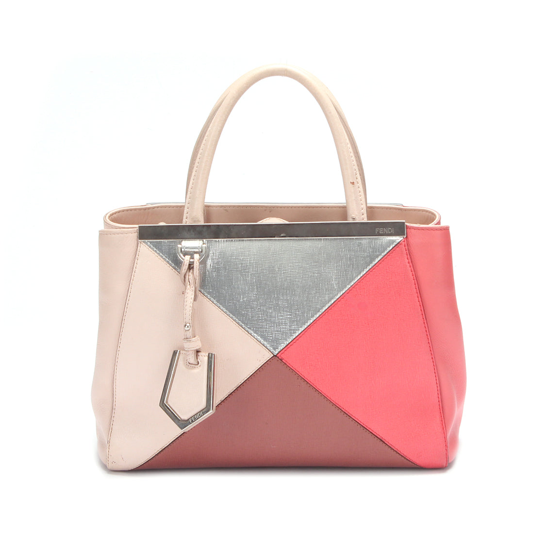 2Jours Colorblock Leather Handbag for Women - Fashion Crossbody Purse with Adjustable Strap, 8BH253 - Perfect for Work, Travel and Everyday Use