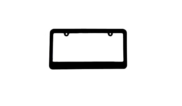 Funny Cute Car License Plate Frame Holder - Black Plastic Auto Accessories for Vehicles | Perfect for Cars, Trucks & SUVs