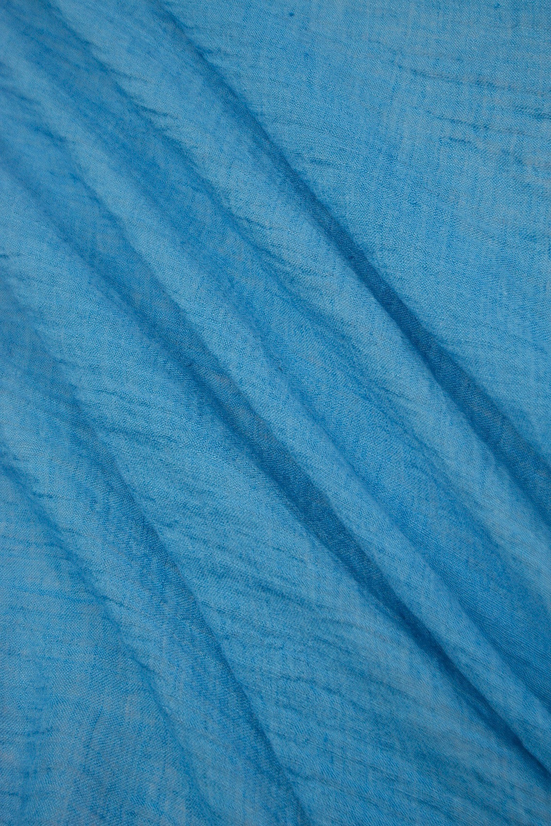 Premium Aqua Crinkled Washed Linen Fabric - Soft Textured Natural Material for Home Decor, Dresses & DIY Crafts | Perfect for Curtains, Table Runners & Boho Style Clothing
