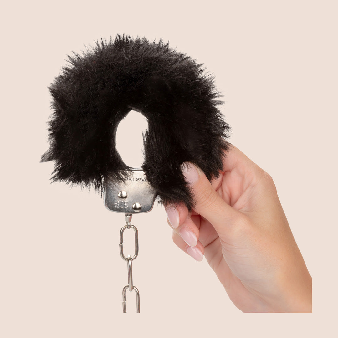 Ultra Soft Fluffy Furry Handcuffs for Couples - Cozy & Playful Restraints for Bedroom Fun, Role Play, and BDSM Accessories