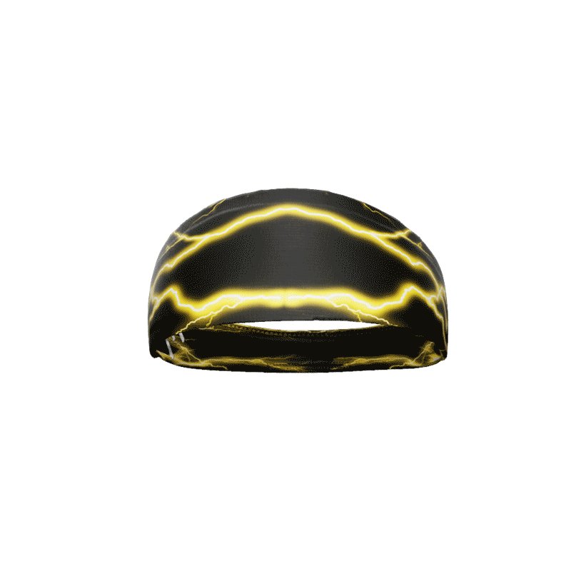 Yellow Lightning Headband - Fashion Hair Accessory for Women & Girls | Perfect for Sports, Workouts, and Everyday Wear
