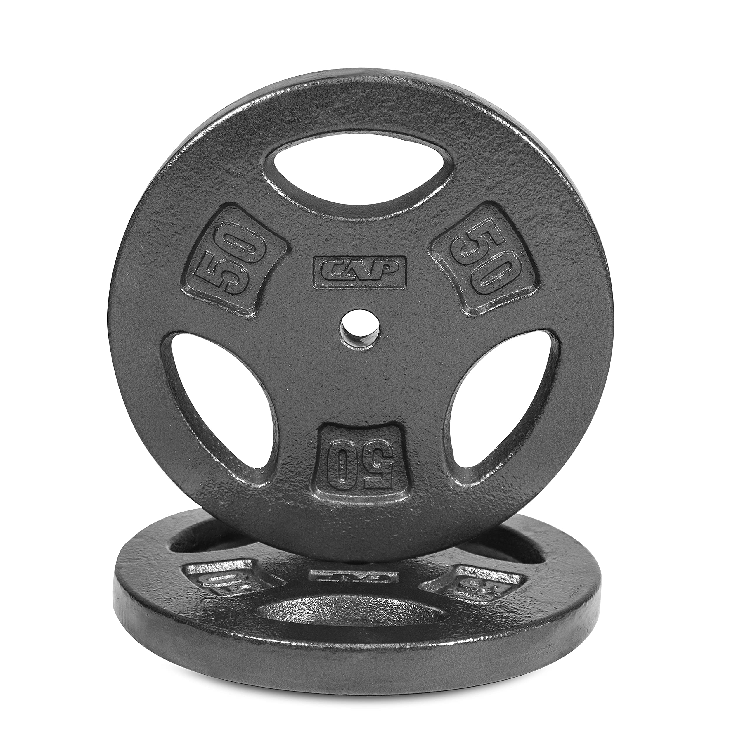 WF Athletic Supply 1-Inch Standard Grip Cast Iron Weight Plate for Strength Training, Muscle Toning & Weight Loss - Ideal for CrossFit, Home Gym & Functional Fitness Workouts - Multiple Weight Options Available