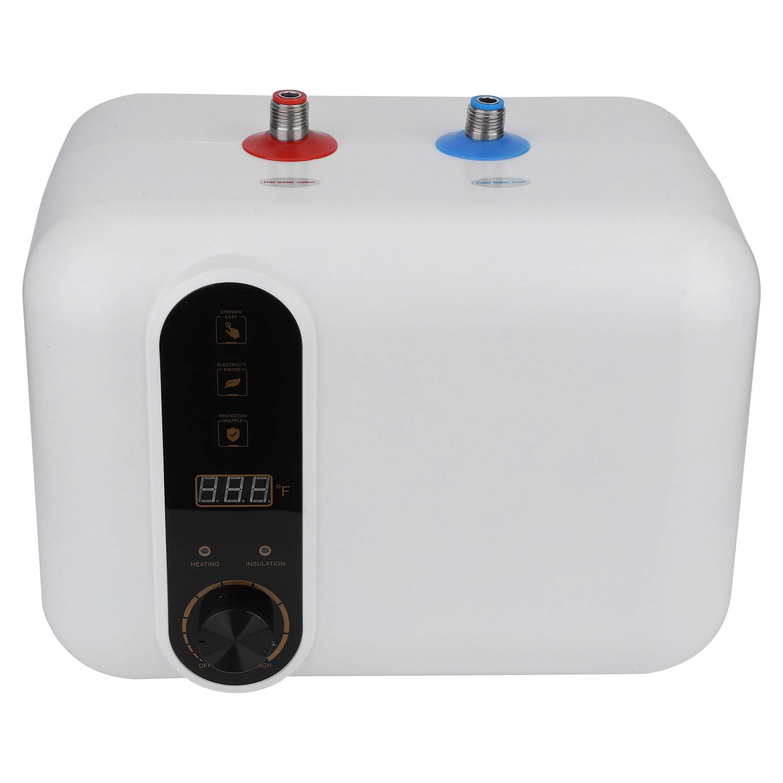 10L Electric Mini-Tank Water Heater - Instant Hot Water for Bathroom, Kitchen & Washing | Fast Heating, Energy Efficient, Compact Design | Perfect for Small Homes, Apartments & RVs (US Plug)