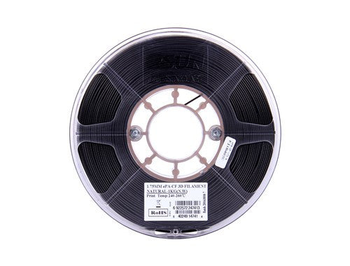 ESun ePA-CF Natural Black 1.75mm 3D Printer Filament - Carbon Fiber Reinforced Nylon 1kg Spool for High-Strength Industrial Prototypes & Functional Parts