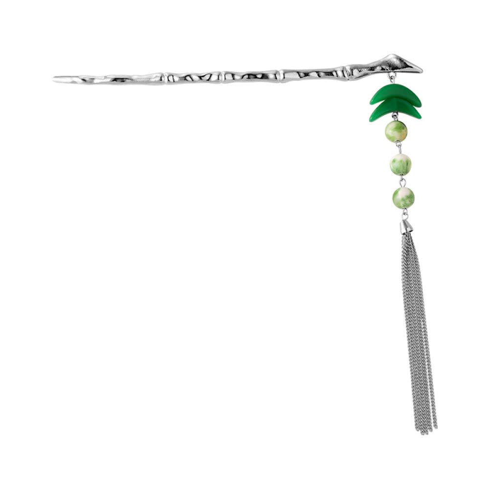 Vintage Hair Sticks with Tassels - Premium Bun Pins for Women, Perfect for Updos & Special Occasions