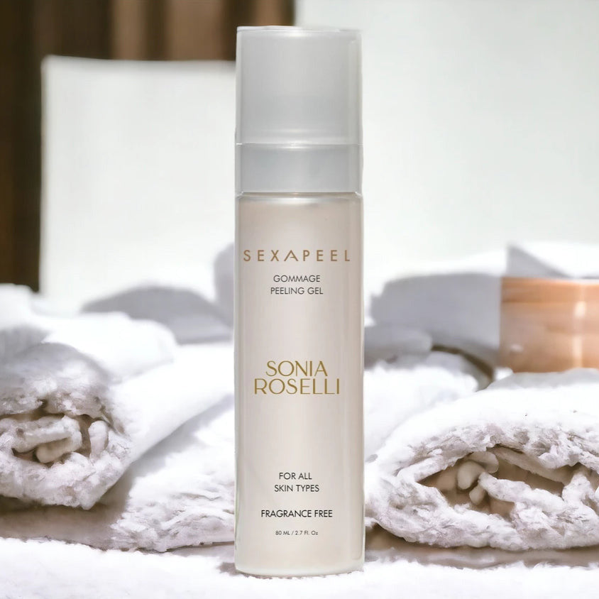 Sonia Roselli Sexapeel Exfoliating Peeling Gel - Gentle Facial Scrub for Smooth Skin | Perfect for Daily Skincare & Glow Boosting Routine