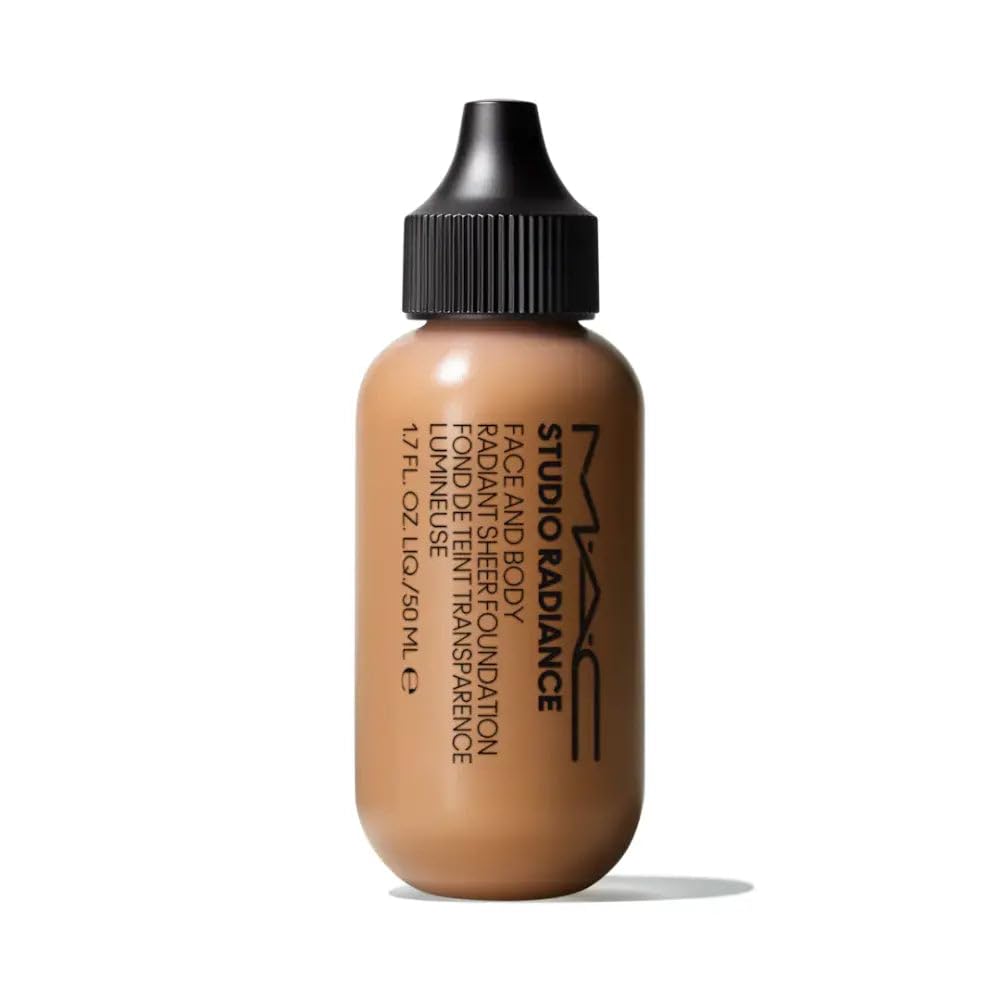 M.A.C Studio Radiance Face & Body Sheer Foundation - C5 Shade, 50ml | Lightweight, Buildable Coverage for Natural Glow | Perfect for Daily Wear & Special Occasions