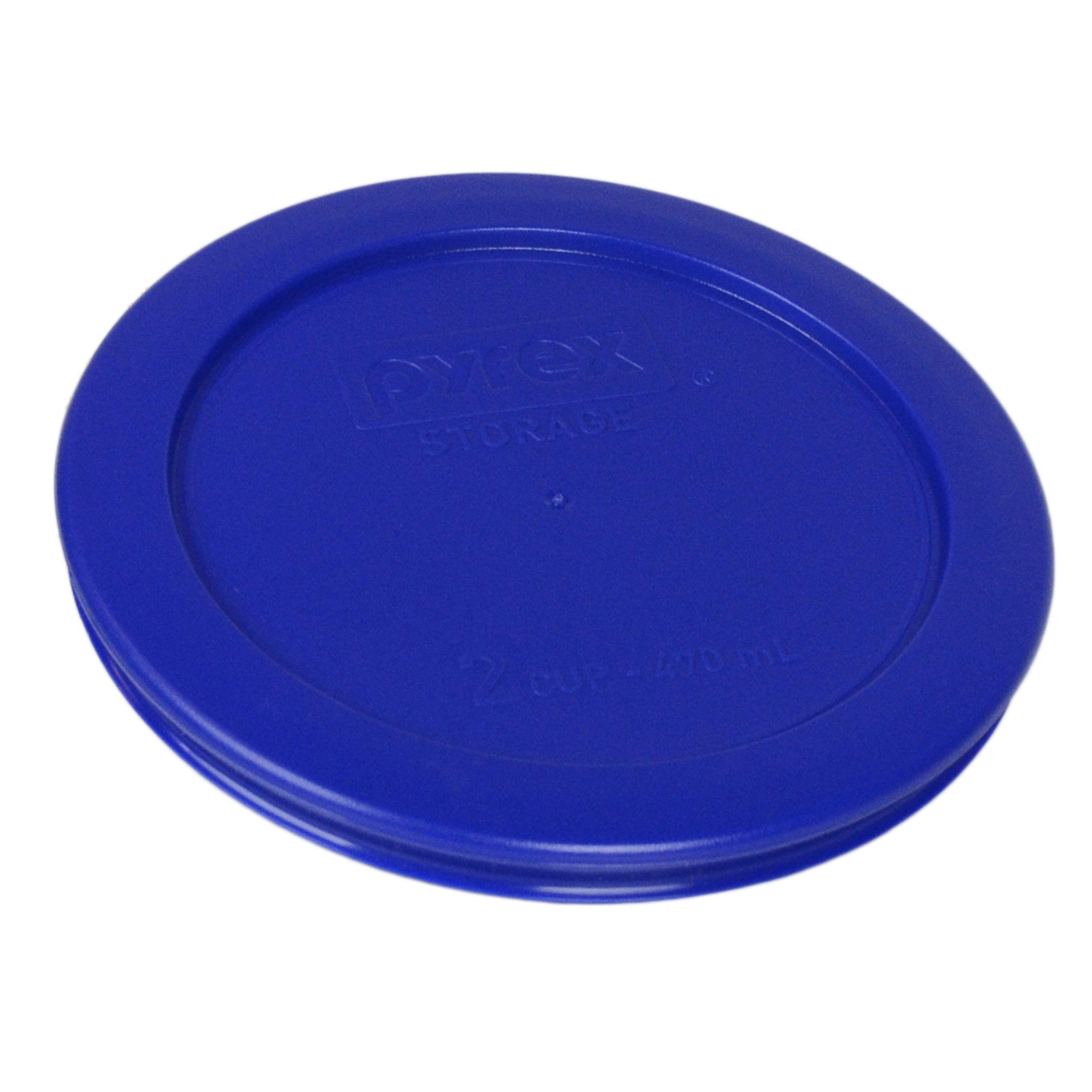 Pyrex 3-Piece Cadet Blue Lids (7200-PC), 3-Piece Meyer Lemon Lids (7201-PC), & 3-Piece Red Lids (7402-PC) - Made in USA - Perfect for Food Storage, Meal Prep & Organization