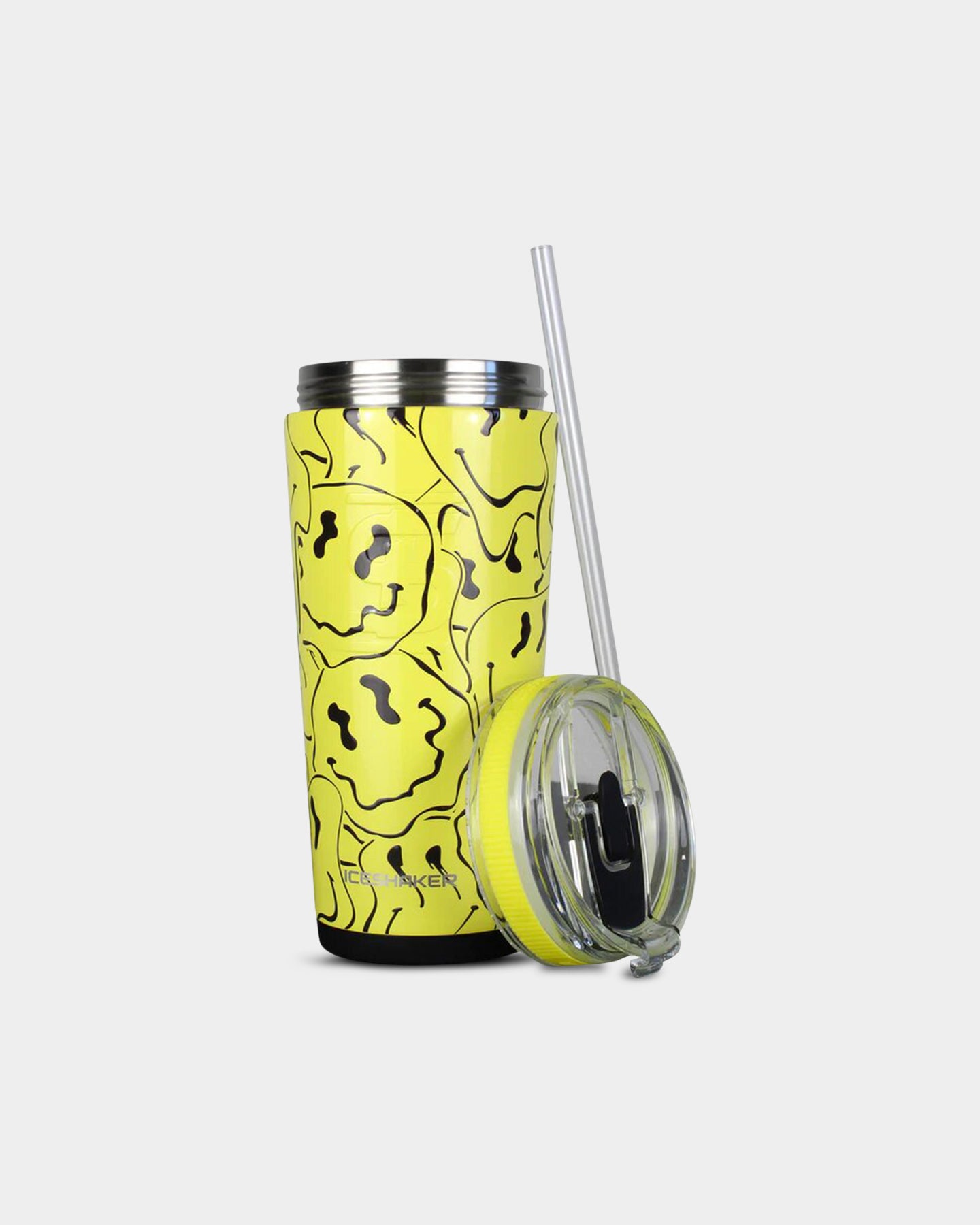 Insulated Ice Shaker Flex Bottle - Leakproof Stainless Steel Protein Shaker Cup for Gym, Workout & Travel - Keeps Drinks Cold for 24 Hours
