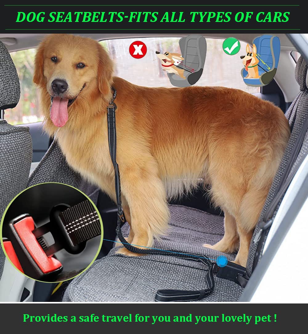 **Tactical Dog Collar & Leash Set for Large Dogs - Heavy Duty Coyote Design with Safety Car Seatbelt - Perfect for Hiking, Travel & Outdoor Adventures**
