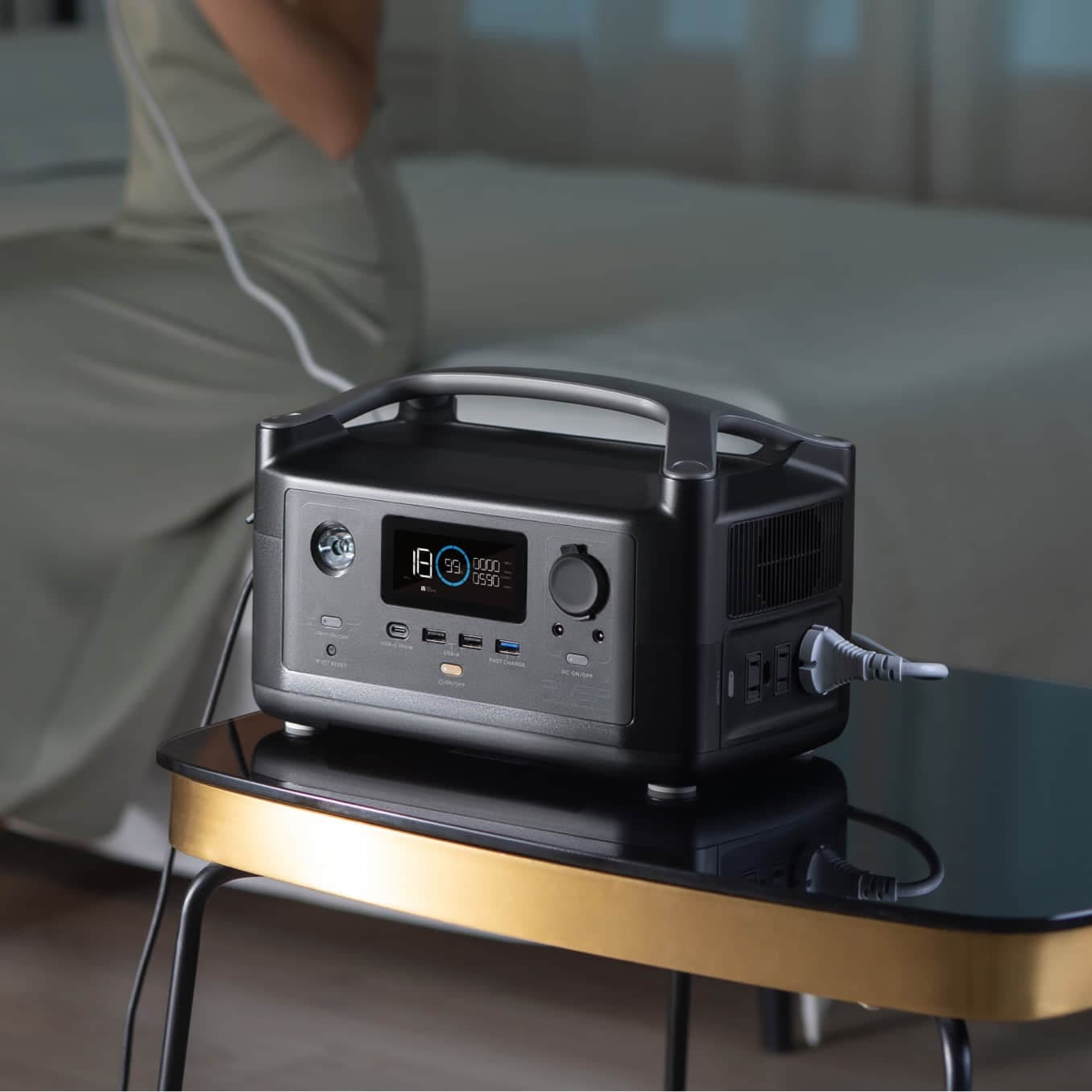 EcoFlow RIVER 288Wh Portable Power Station - Solar Generator for Camping, RV, Emergency Backup & Outdoor Adventures