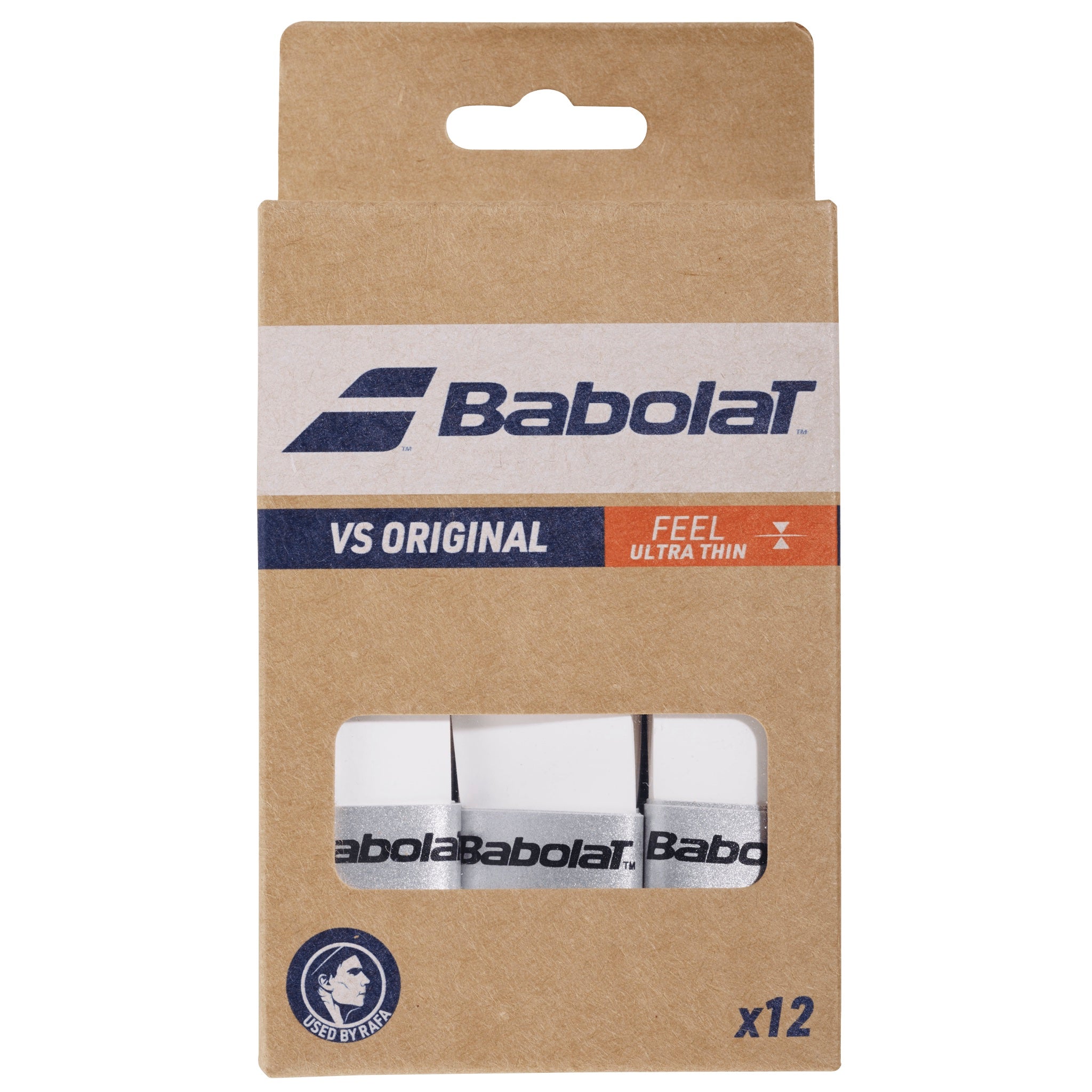 Babolat VS Original Tennis Overgrips - 12 Pack | Premium Tacky Grip for Better Control & Comfort | Perfect for Tennis, Badminton & Racquet Sports