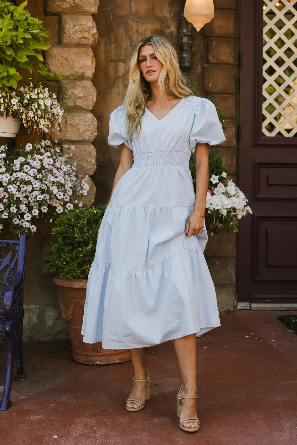 Kaylani Midi Dress for Women - Flowy Summer Dress with Pockets, Boho Chic Style (Final Sale) | Perfect for Beach Vacations, Date Nights & Casual Outings