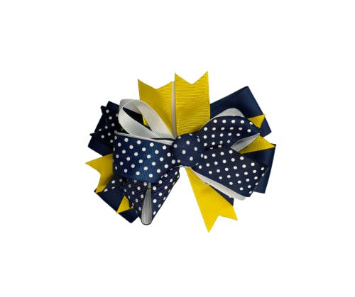 Navy Yellow White