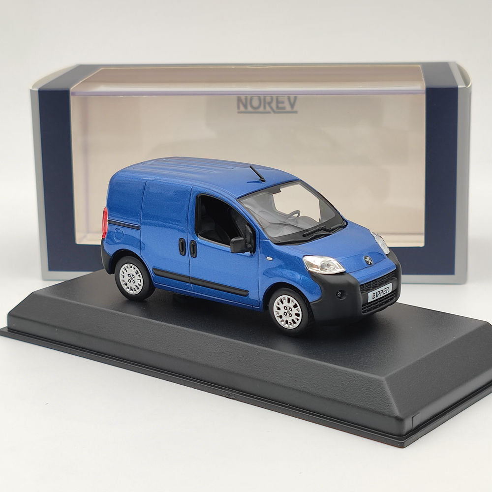 1/43 Scale Norev Peugeot Bipper Blue Diecast Model Car - Collectible Miniature Vehicle for Christmas Gifts, Display & Car Enthusiast Collections - Perfect for Home Decor, Office Display & Model Car Shows