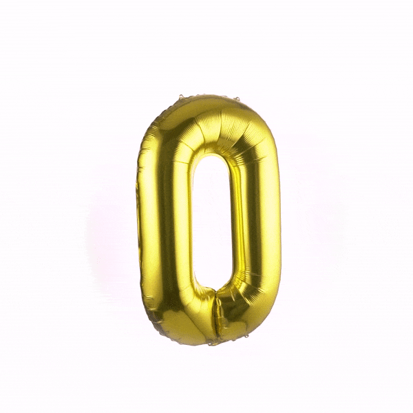 Balloonify Gold Mylar Letter O Balloon - 40 Inch Large Foil Alphabet Balloon (1 Count) for Birthday Parties, Baby Showers & Wedding Decorations