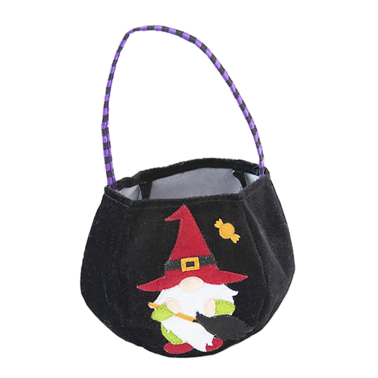 Halloween Candy Bags - Non-Woven Pumpkin Treat Bags for Trick or Treat, Party Favors, Bachelorette Events & School Classroom Supplies (Set of 50) - Perfect for Halloween Parties, Candy Collection & Gift Giving
