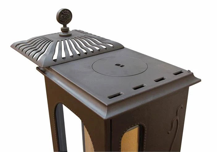 Westbo Victoria 100 Cast Iron Stove - Classic Wood Burning Fireplace for Cozy Living Rooms & Cabins