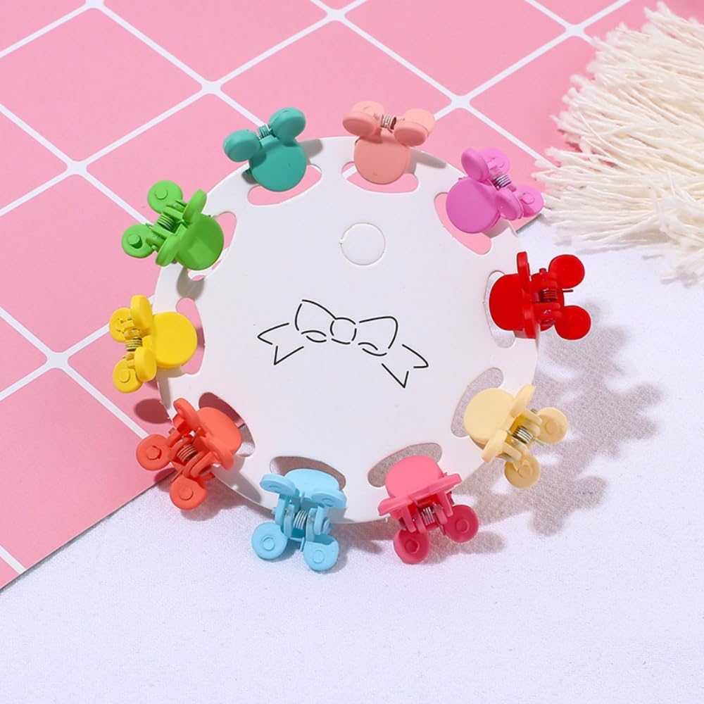 60 Pcs Mini Flower Hair Clips for Women Girls Kids - Small Rose Claw Clips for Fine Hair (6 Colorful Designs) - Perfect for School, Parties, Weddings & Daily Hairstyling