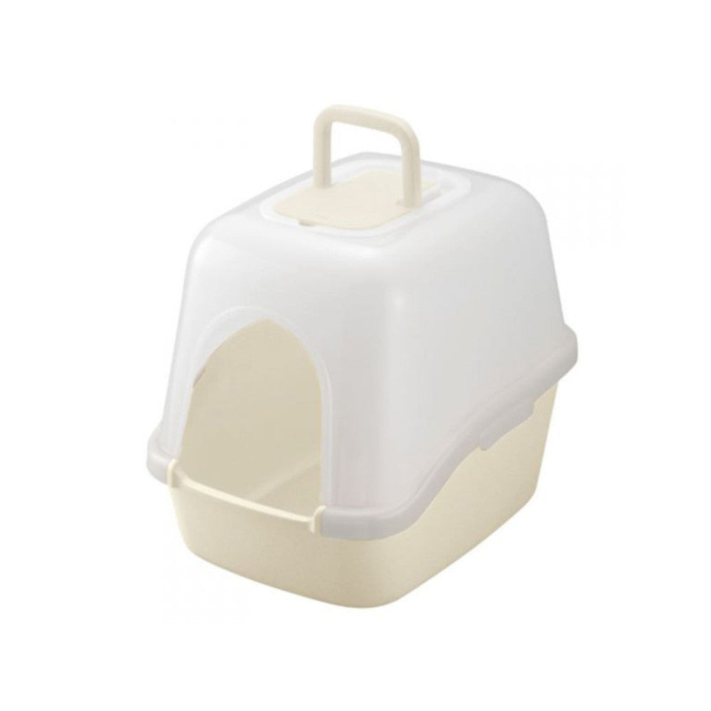 Corole Hooded Cat Litter Box - Enclosed Privacy Design for Odor Control - Perfect for Small Spaces & Multi-Cat Homes