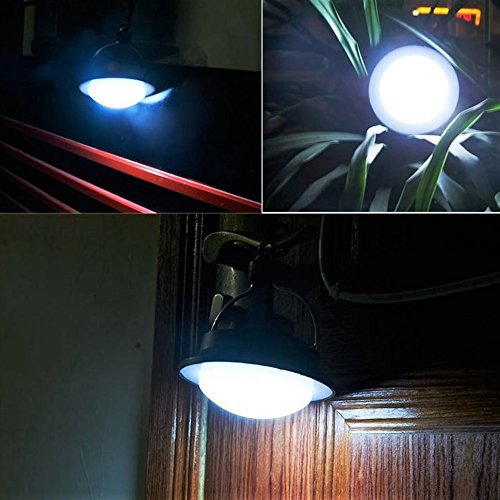 SUBOOS Original LED Tent Light - 3 Adjustable Brightness Levels, Battery Powered Camping Light with Foldable Hook & Carabiner | Perfect for Outdoor Camping, Backpacking, Emergency Outages, Canopy, Gazebo & Nighttime Reading
