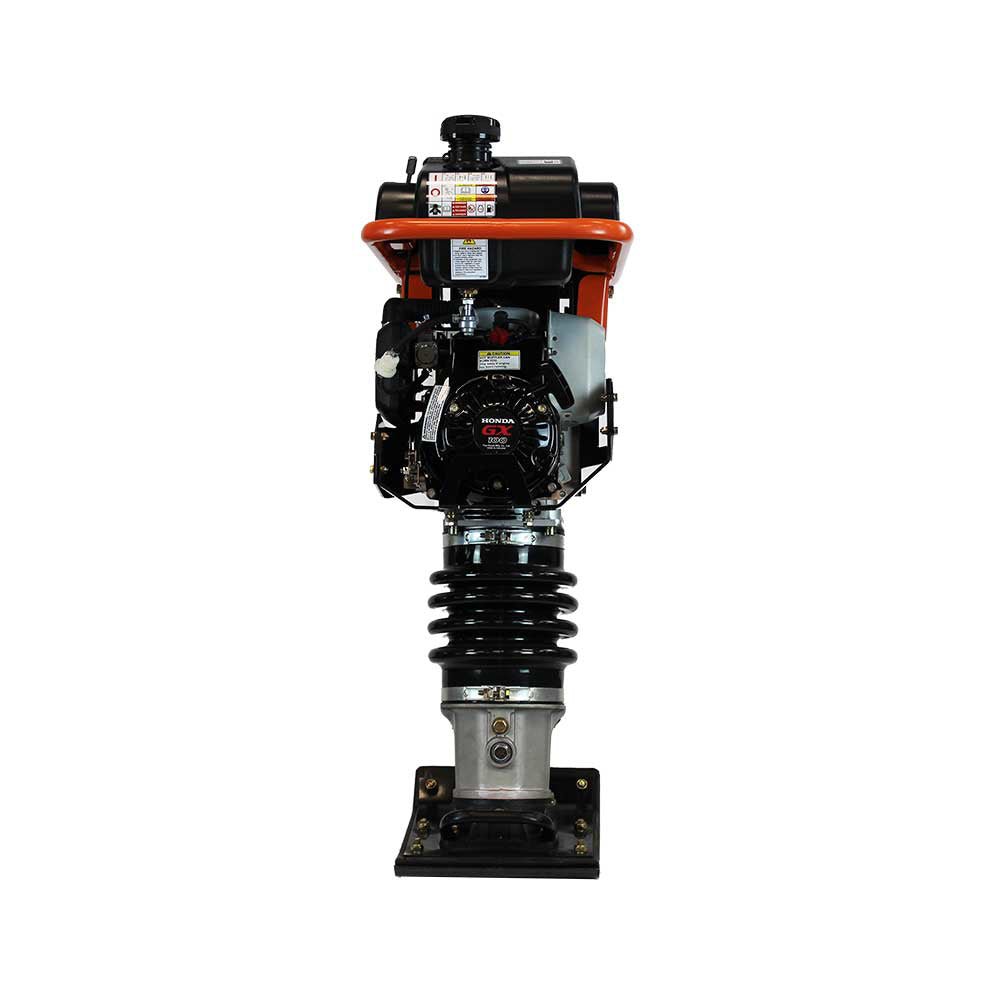 Brave Tamping Rammer 12.8 kN with Honda GX100 Engine - Heavy Duty Compaction Equipment for Soil & Asphalt in Construction Projects