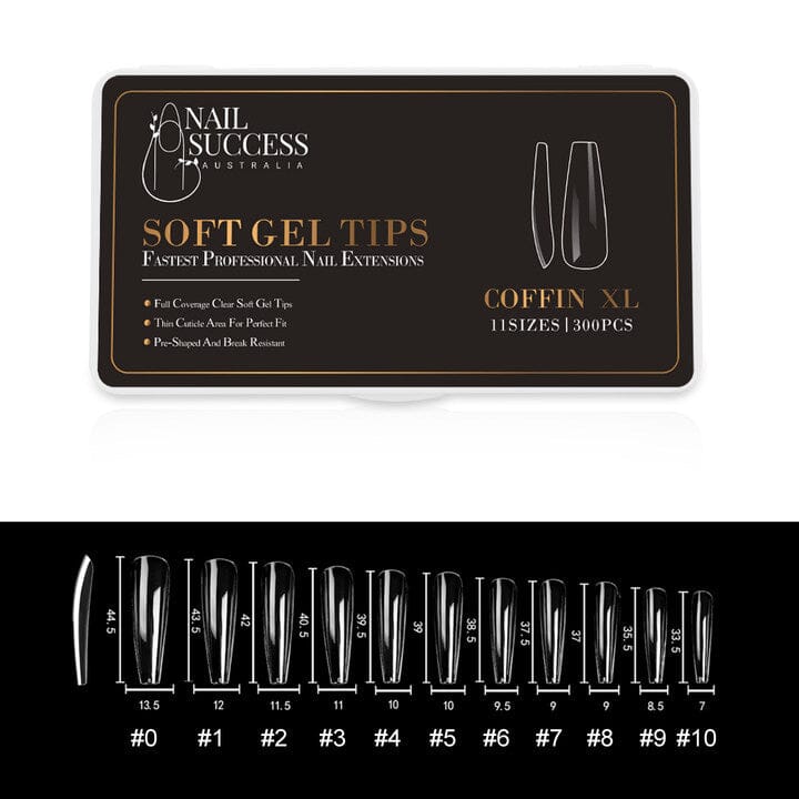 Soft Gel Press On Nails - Natural Looking Fake Nails with Easy Application for Manicures & Special Occasions