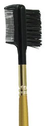 Premium Eyebrow & Eyelash Grooming Brush - Dual-Ended Styling Tool for Perfect Brows & Lashes | Ideal for Makeup Application, Salon Use & Travel Beauty Kit