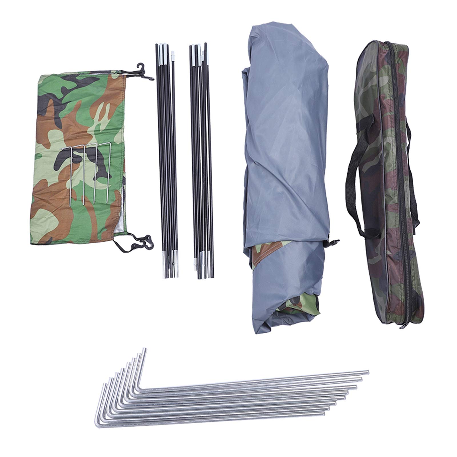 3-4 Person Waterproof Camo Tent for Camping, Hiking & Beach