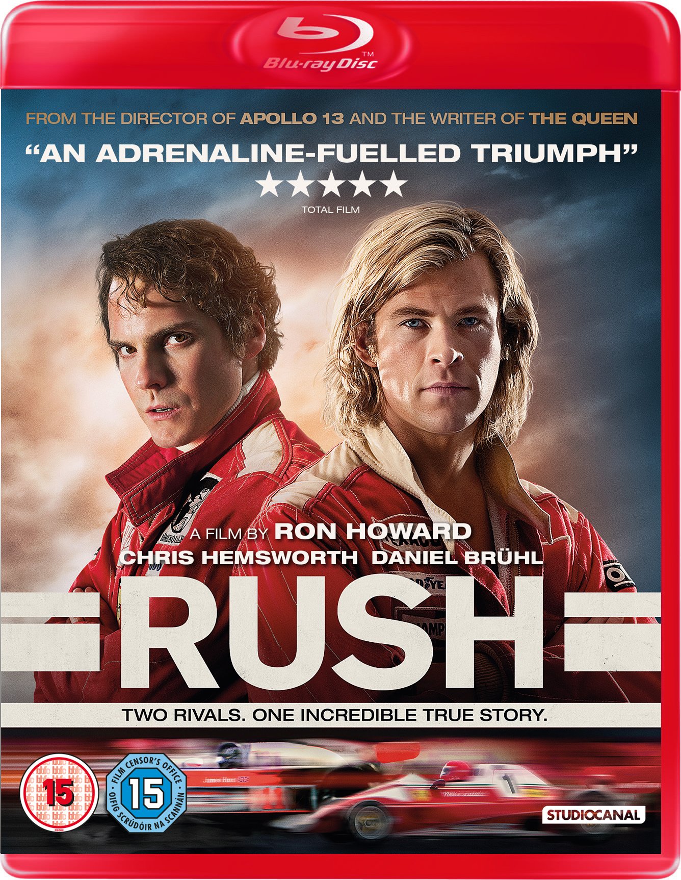Rush [Blu-ray] - High-Speed Racing Movie for Motorsport Fans | Perfect for Movie Nights & Formula 1 Enthusiasts