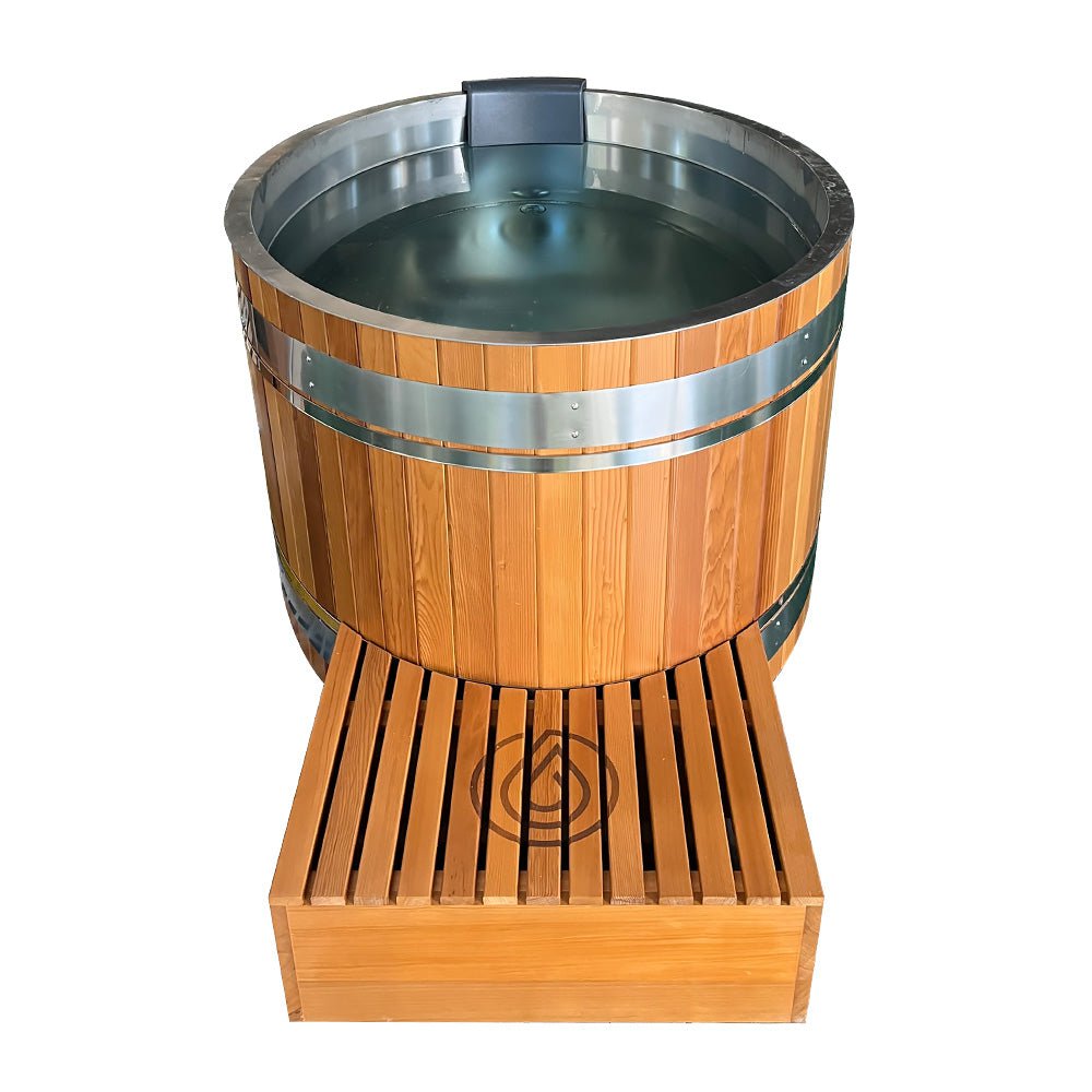 Revel Recovery Glacier Duo Premium Nordic Ice Bath Tub - Cold Plunge Therapy for Athletes, Post-Workout Recovery & Muscle Relaxation